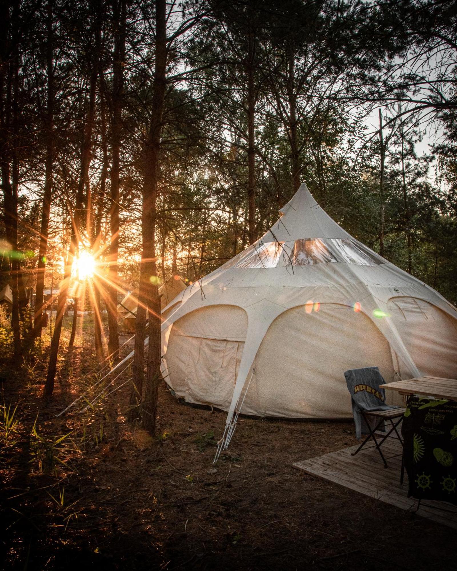 Raus Und Gut Glamping Am Graebendorfer See Drebkau Εξωτερικό φωτογραφία