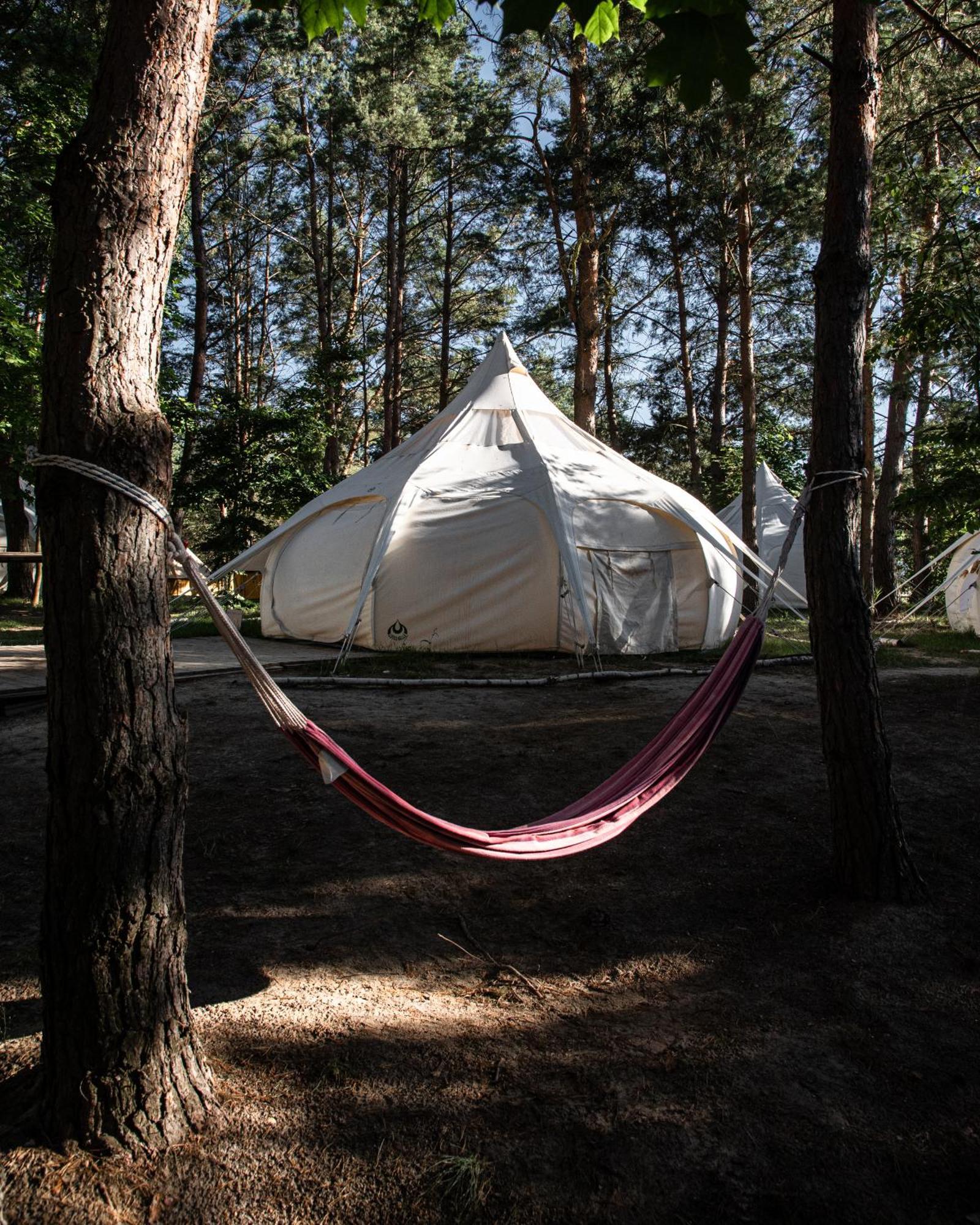 Raus Und Gut Glamping Am Graebendorfer See Drebkau Εξωτερικό φωτογραφία