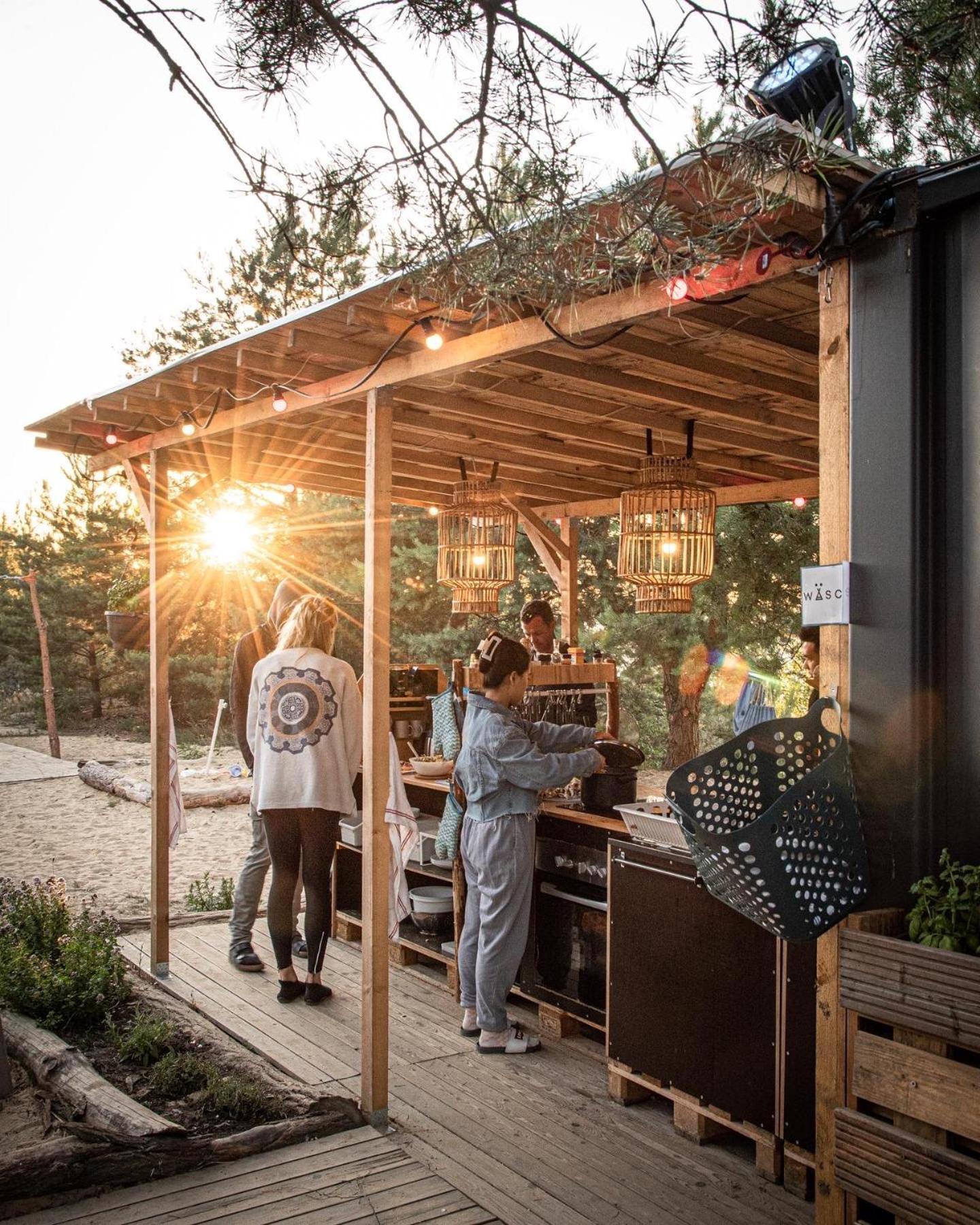 Raus Und Gut Glamping Am Graebendorfer See Drebkau Εξωτερικό φωτογραφία