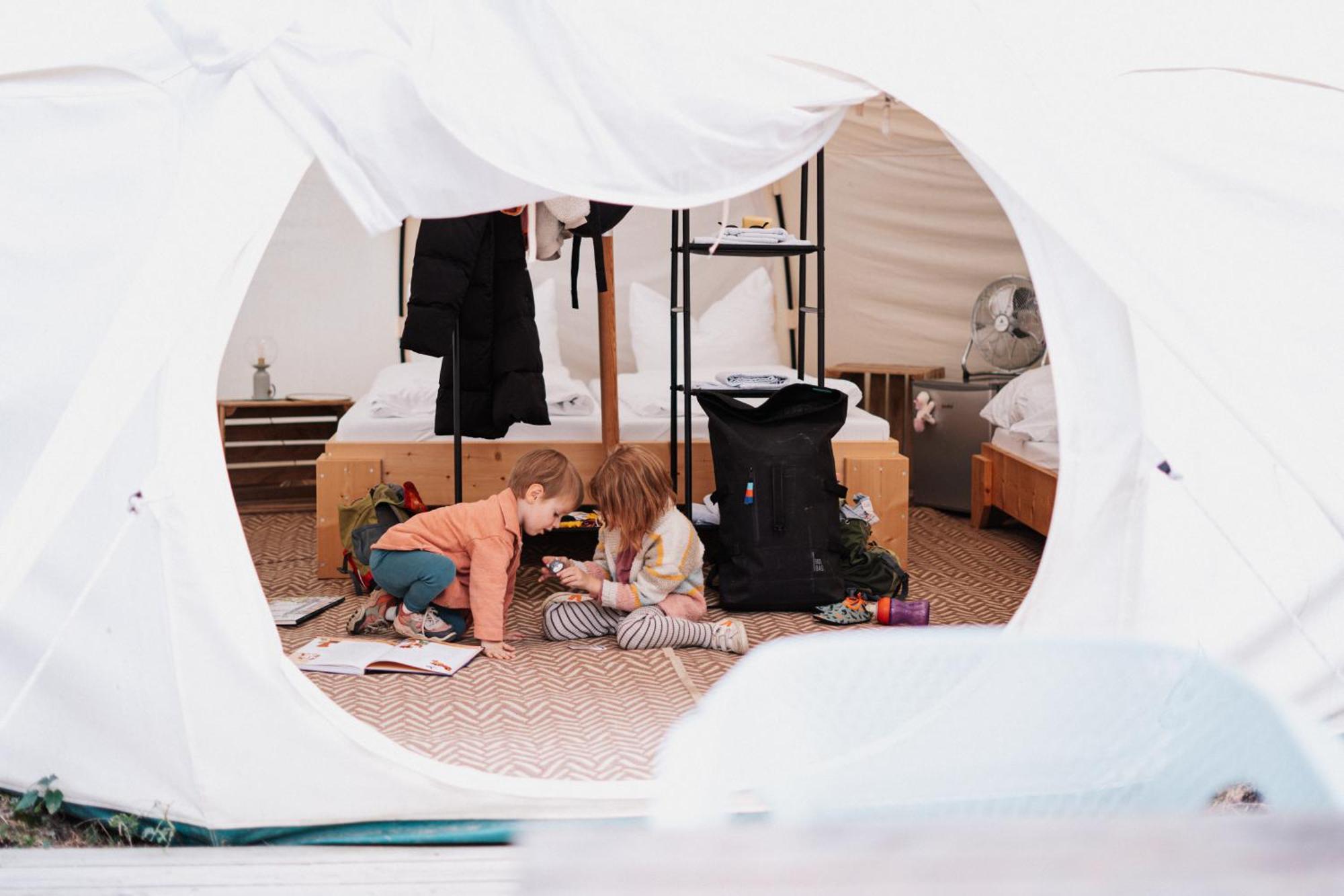 Raus Und Gut Glamping Am Graebendorfer See Drebkau Εξωτερικό φωτογραφία
