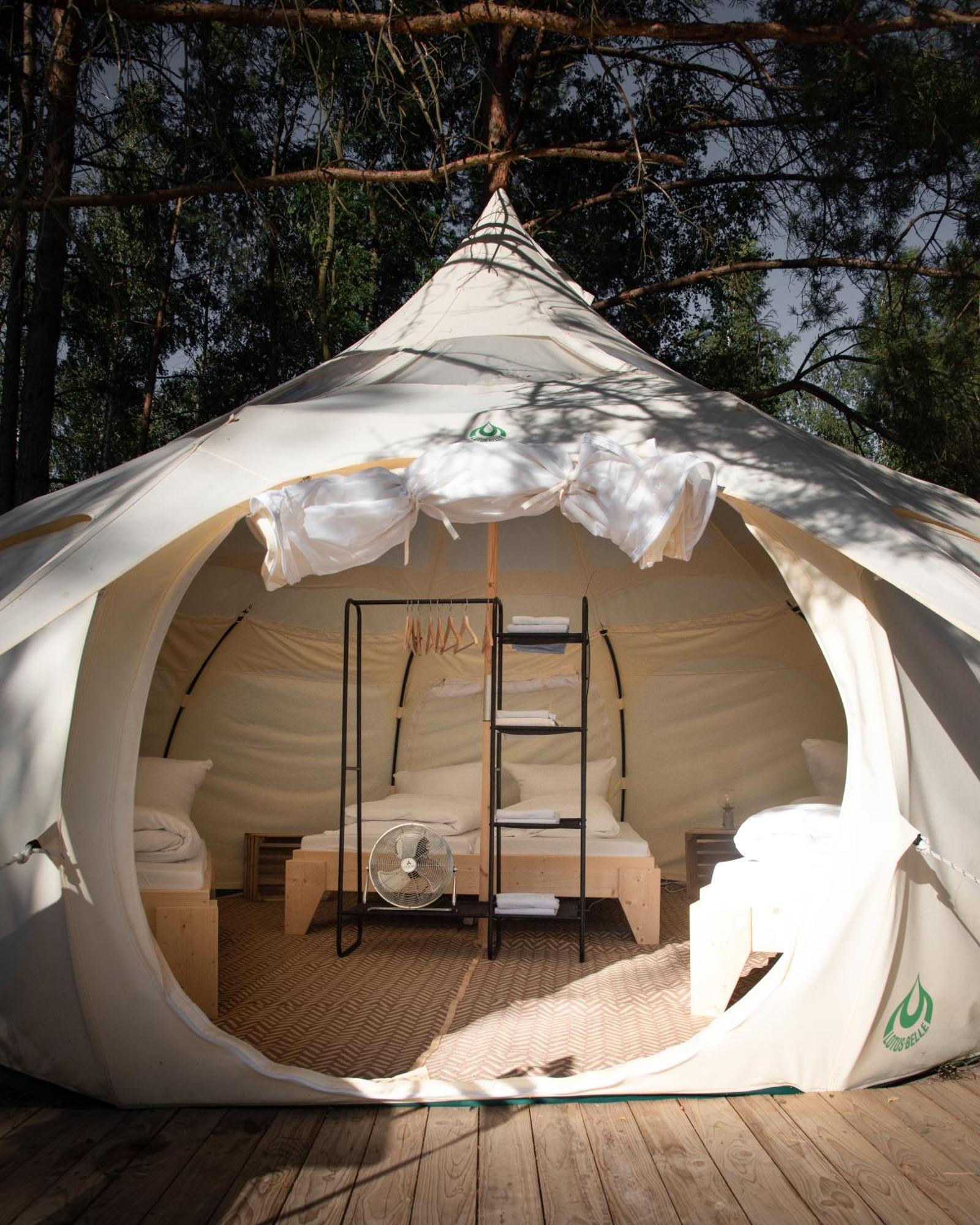 Raus Und Gut Glamping Am Graebendorfer See Drebkau Εξωτερικό φωτογραφία