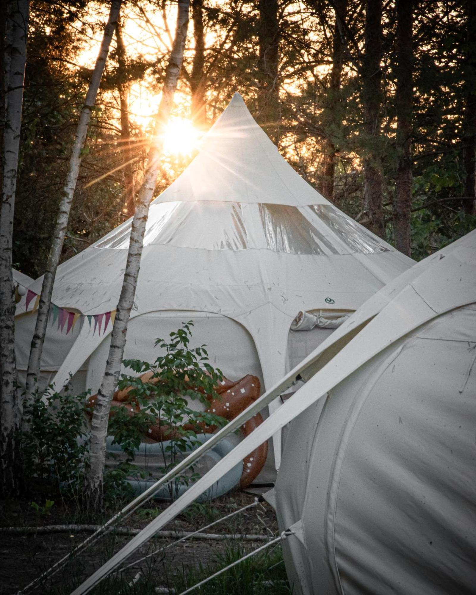 Raus Und Gut Glamping Am Graebendorfer See Drebkau Εξωτερικό φωτογραφία