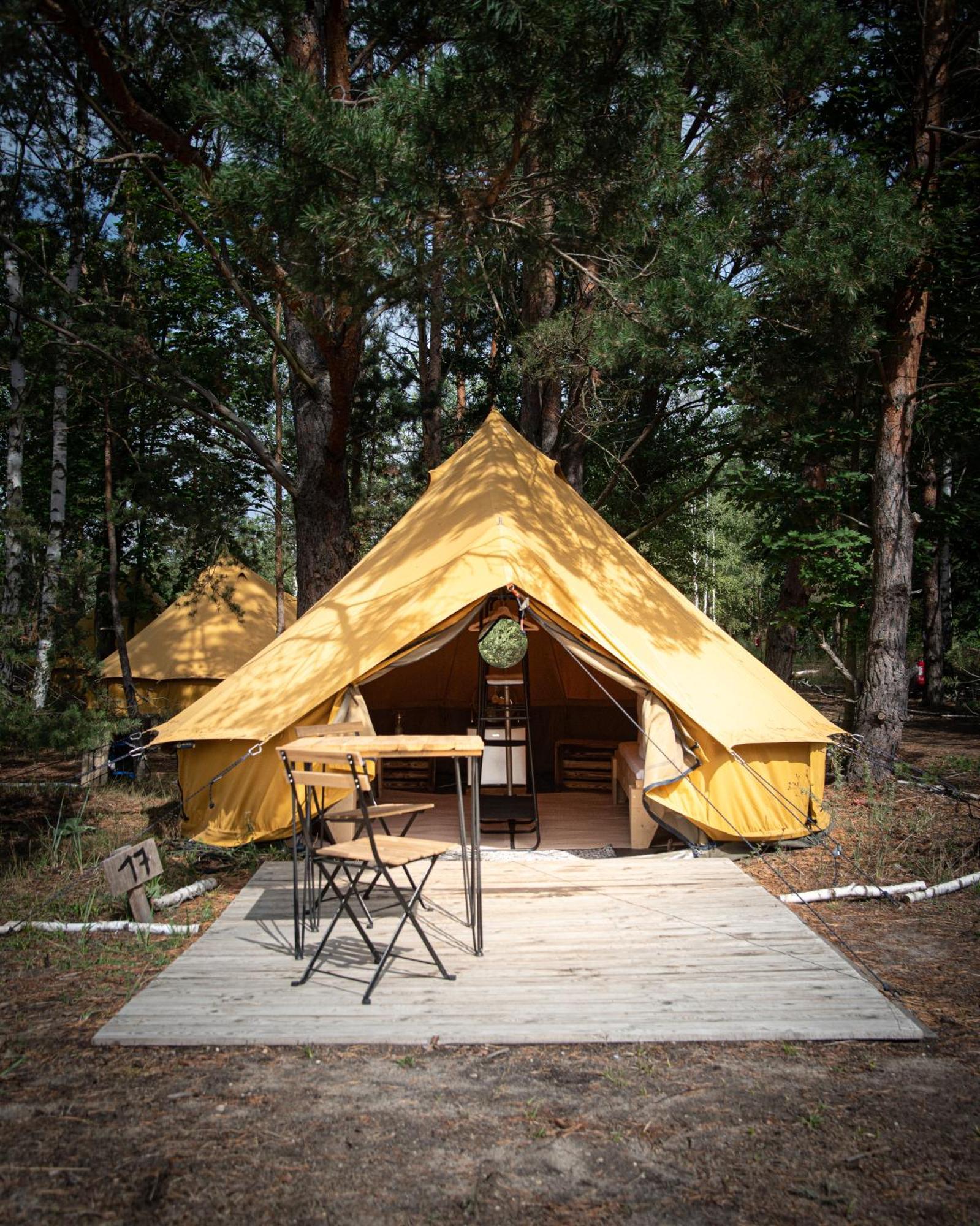Raus Und Gut Glamping Am Graebendorfer See Drebkau Εξωτερικό φωτογραφία