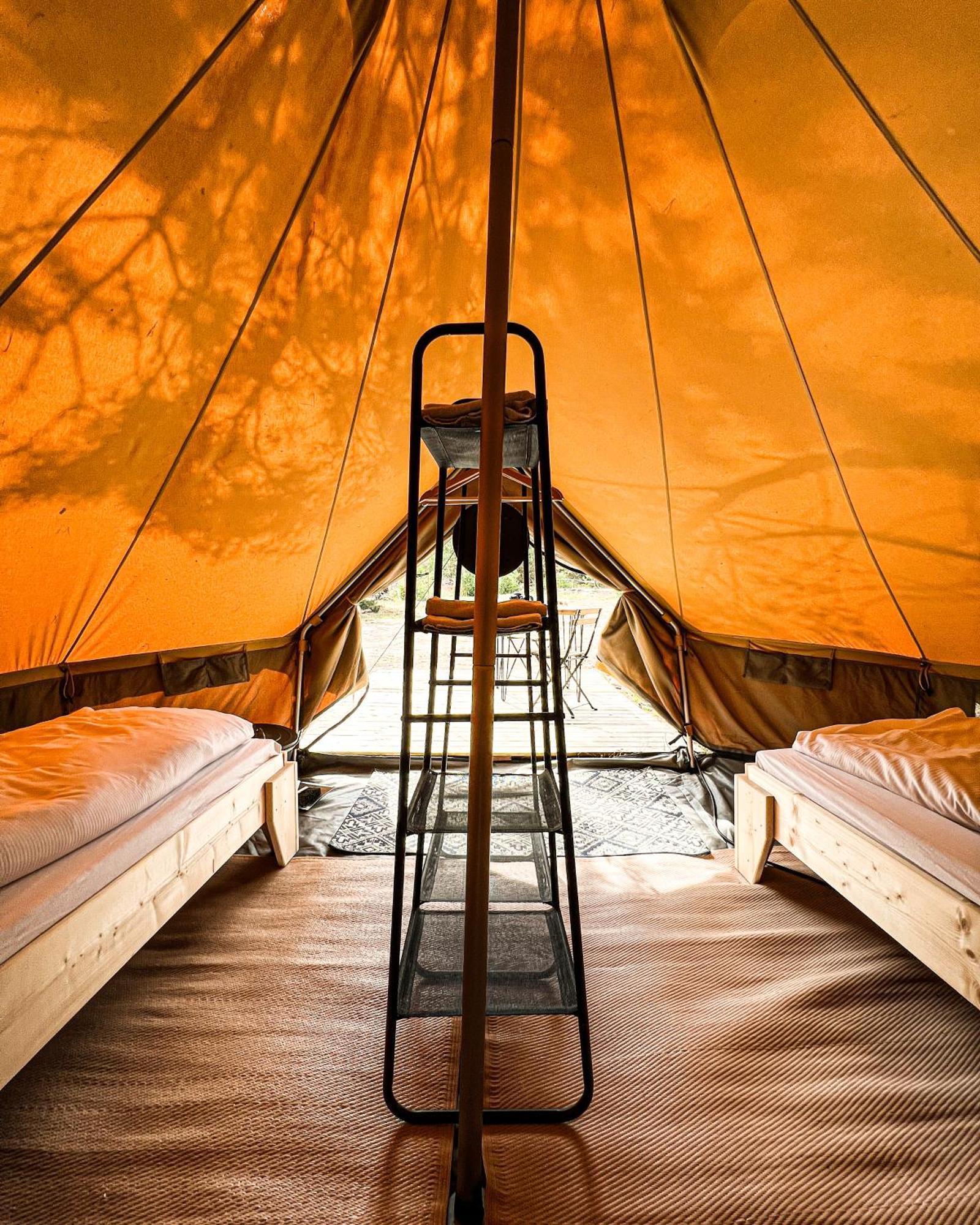 Raus Und Gut Glamping Am Graebendorfer See Drebkau Εξωτερικό φωτογραφία