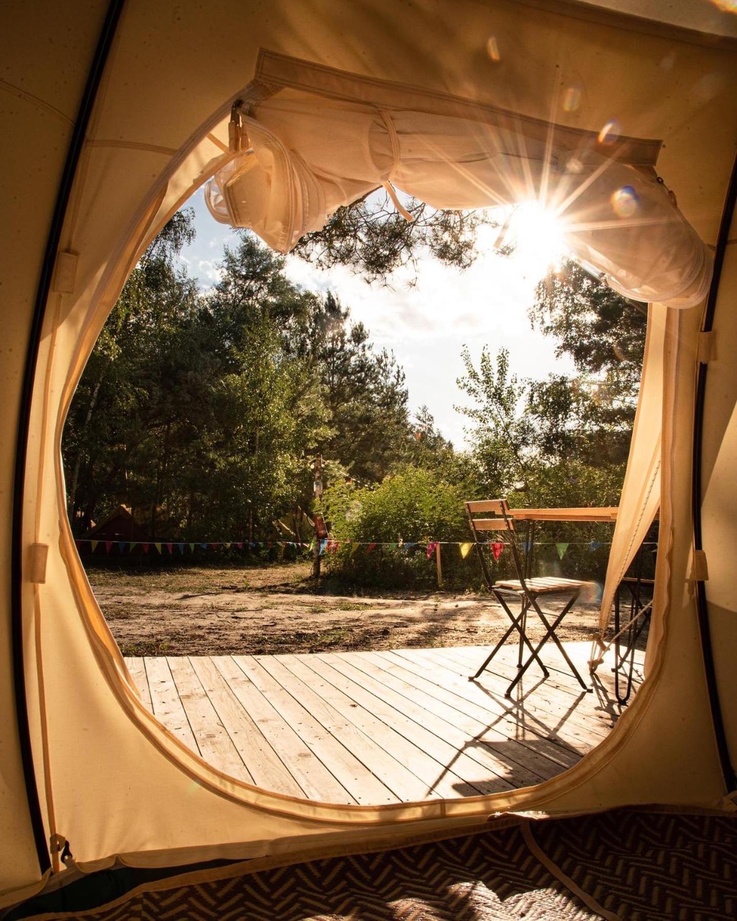 Raus Und Gut Glamping Am Graebendorfer See Drebkau Εξωτερικό φωτογραφία